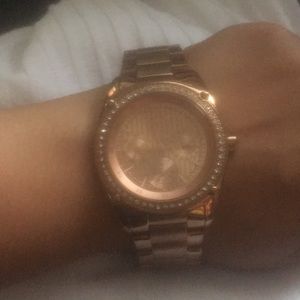 Rose Gold Armani Exchange Watch